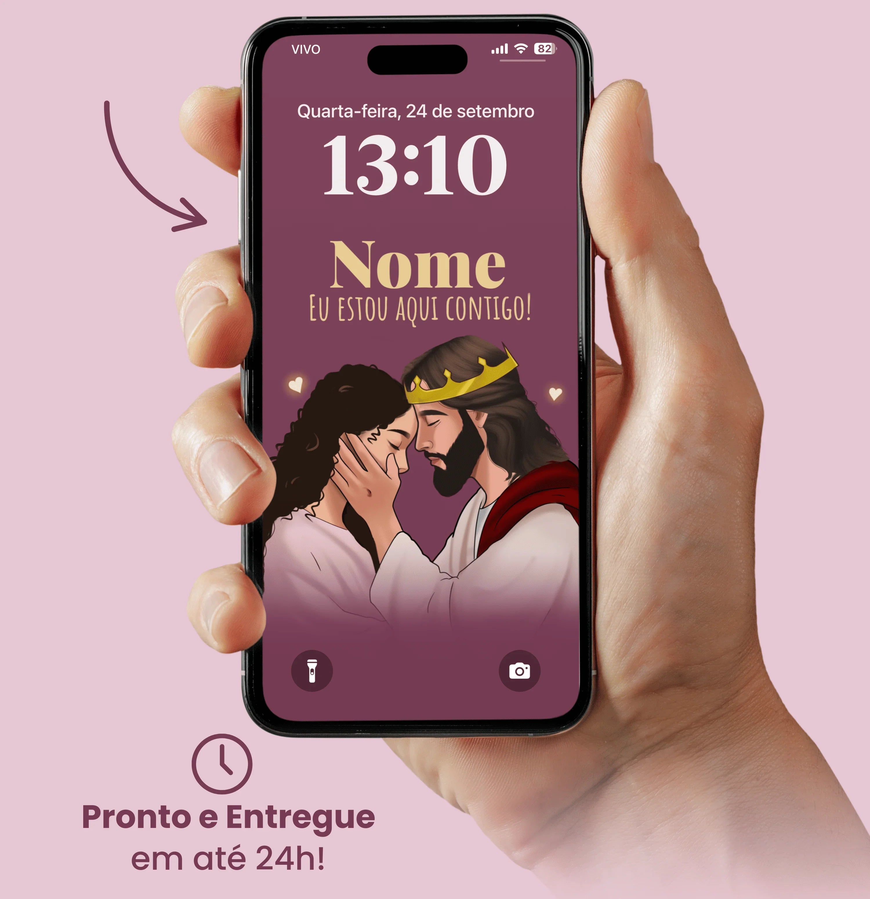 Papel de parede - Jesus está contigo