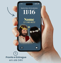 Carregar imagem no visualizador da galeria, Papel de parede - Jesus te ama
