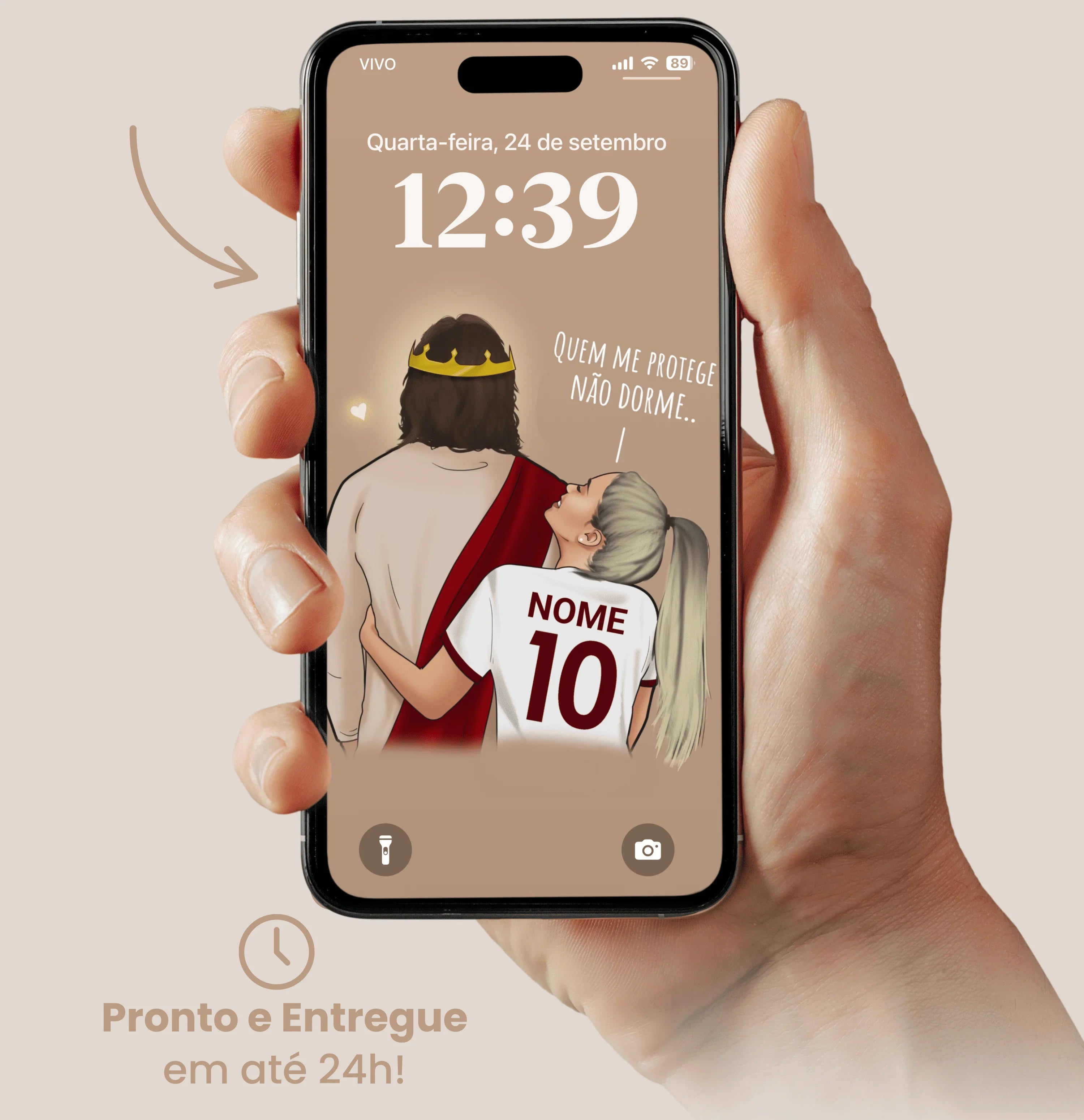 Papel de parede - Quem me protege não dorme