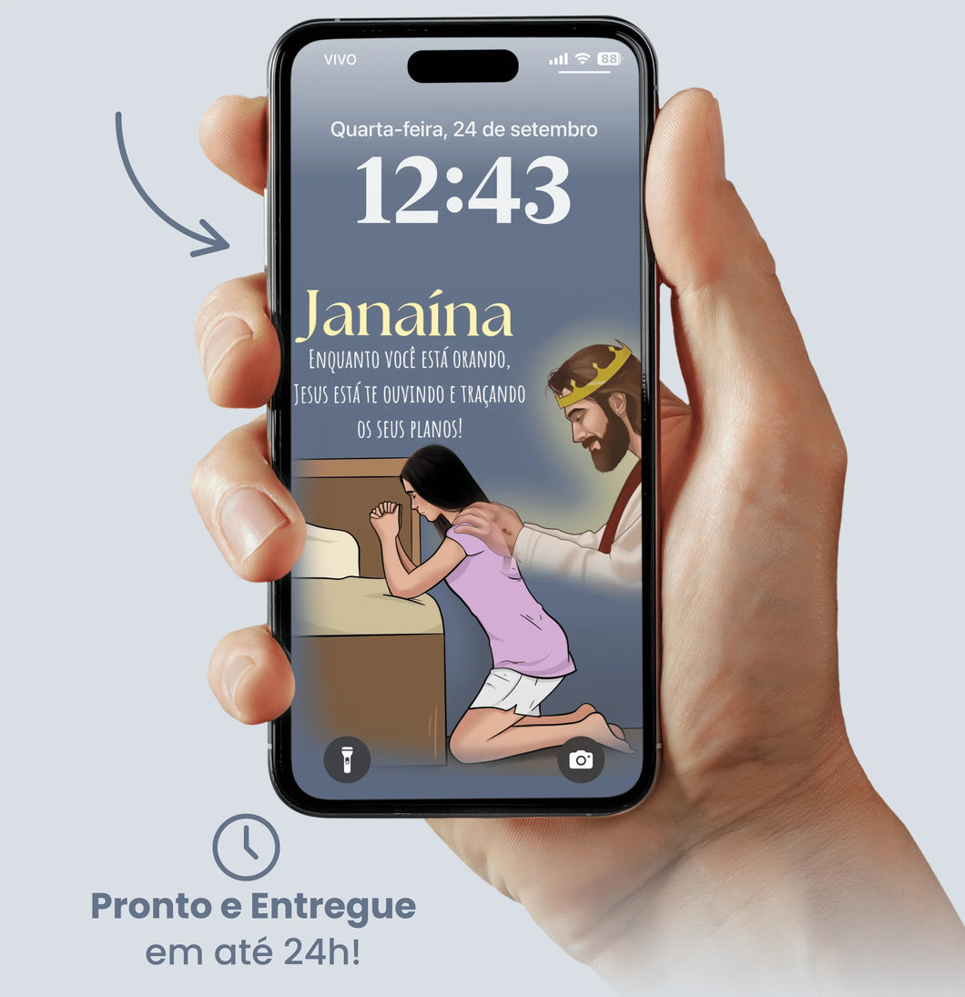 Papel de parede - Jesus está te ouvindo